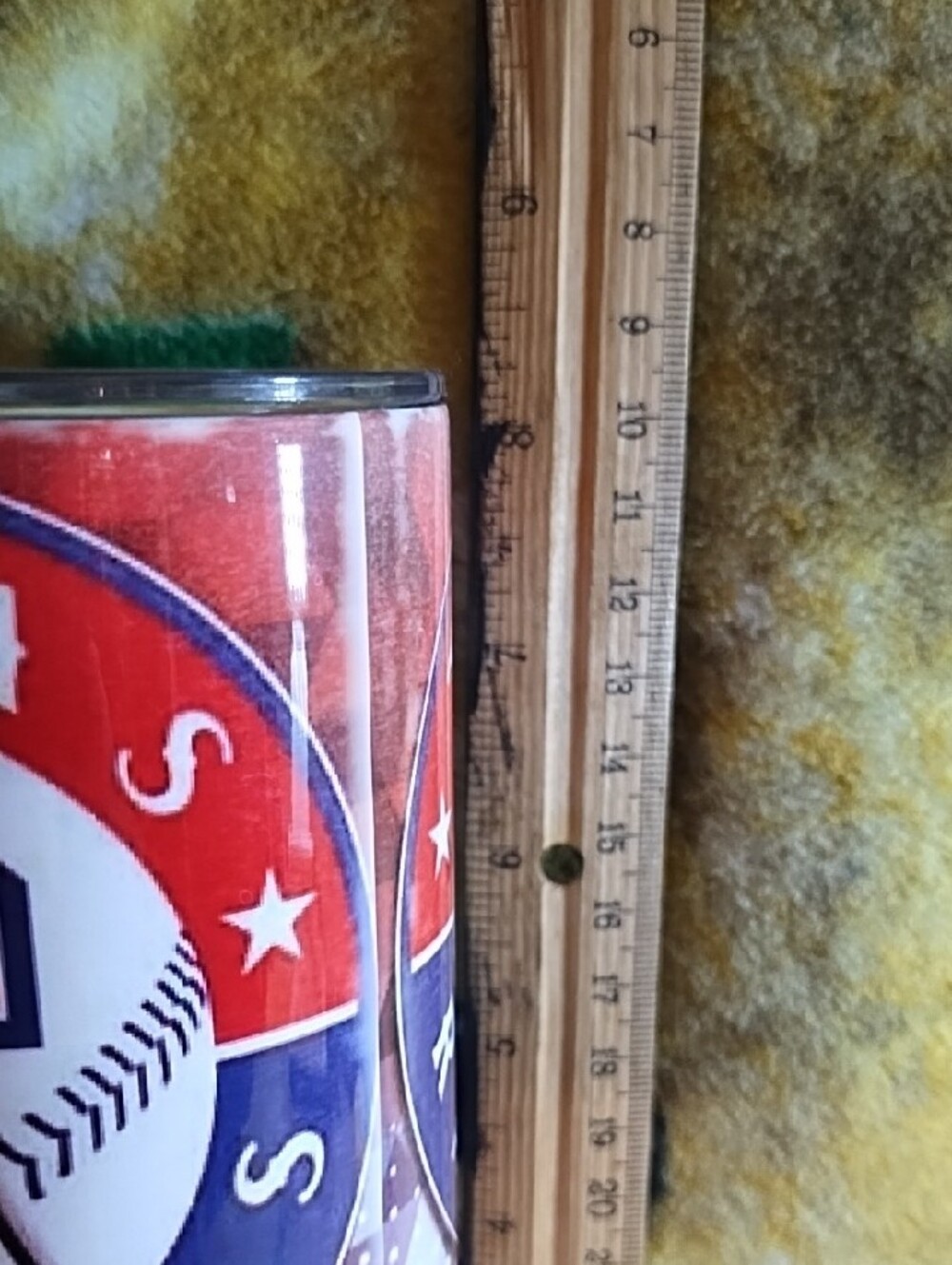 Red and White Insulated Tumbler - Texas Design - Picture 4 of 5